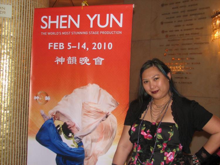 Ms. Soliday at the Shen Yun show in Los Angeles on Feb. 13, 2010. (The Epoch Times) Ms. Soliday at the Shen Yun show in Los Angeles on Feb. 13, 2010. (The Epoch Times)