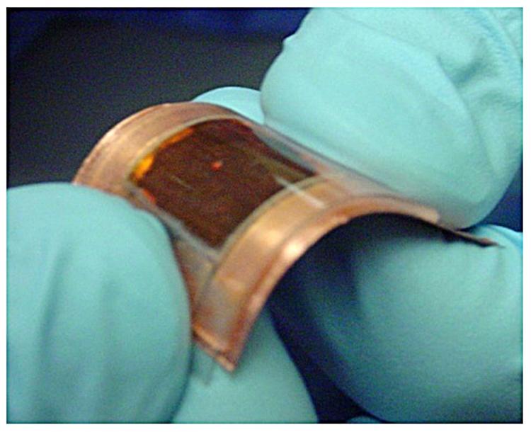 ARTIFICIAL LEAF: Researchers have developed a flexible, water-based solar cell that mimics the way plants collect energy from the sun. (Hyung-Jun Koo and Orlin Velev/North Carolina State University) ARTIFICIAL LEAF: Researchers have developed a flexible, water-based solar cell that mimics the way plants collect energy from the sun. (Hyung-Jun Koo and Orlin Velev/North Carolina State University)