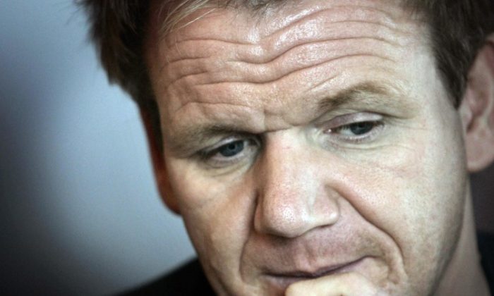 A file photo of famed British chef Gordon Ramsey in Amsterdam on Nov. 13, 2006. (Rick Nederstigt/AFP/Getty Images)