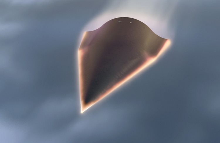 LOST IN SPACE: Researchers said the unmanned craft was hurling through space at 13,000 mph, but they lost track of it after just nine minutes of flight. (Image courtesy of DARPA) LOST IN SPACE: Researchers said the unmanned craft was hurling through space at 13,000 mph, but they lost track of it after just nine minutes of flight. (Image courtesy of DARPA)