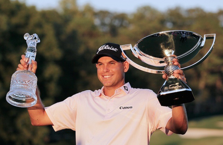 Twenty-nine-year-old golfer Bill Haas claimed both the TOUR Championship and the FedEx Cup title with his win on Sunday; this despite his somewhat low position, 25th, in the FedEx Cup standings heading into the final weekend. (Kevin C. Cox/Getty Images) Twenty-nine-year-old golfer Bill Haas claimed both the TOUR Championship and the FedEx Cup title with his win on Sunday; this despite his somewhat low position, 25th, in the FedEx Cup standings heading into the final weekend. (Kevin C. Cox/Getty Images)