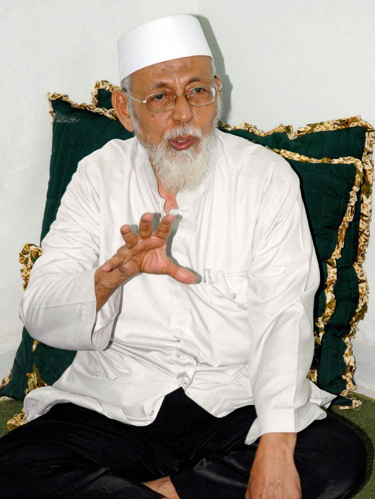 Indonesian Muslim cleric Abu Bakar Bashir. (Anwar Mustafa/Getty Images)