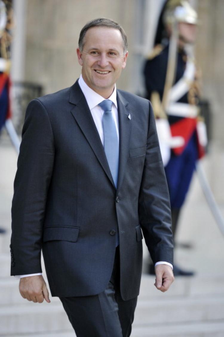 New Zealand Prime minister John Key has received various threats during his time as prime minister.  (Eric Feferberg/Getty Images)
