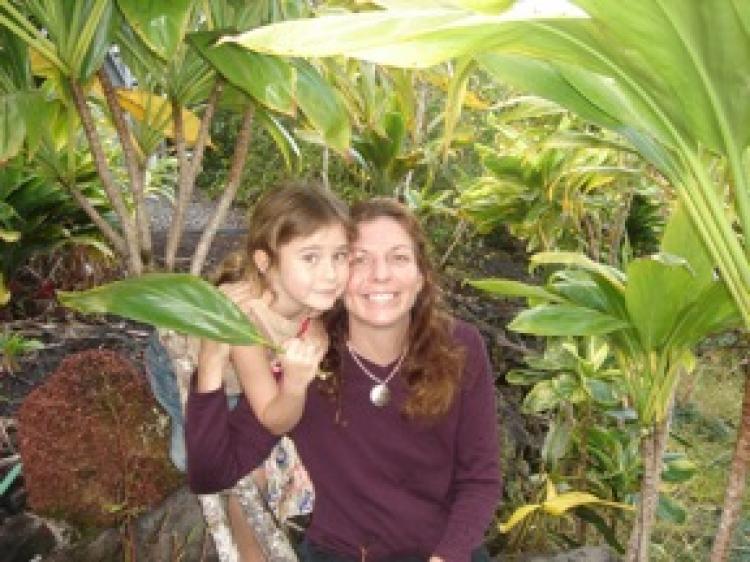 Kalama Becker with her daughter Malia. (Reiko Hamano) Kalama Becker with her daughter Malia. (Reiko Hamano)