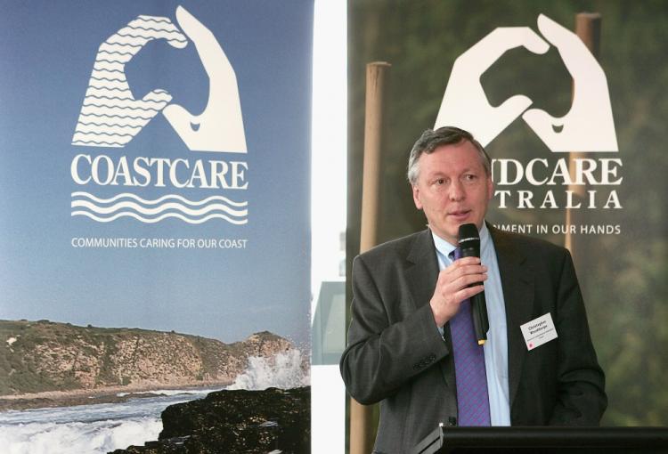 Christopher Woodthorpe, director of United Nations Information Centre during the Landcare Australia World Environment Day, June 5. (Gaye Gerard/Getty Images)