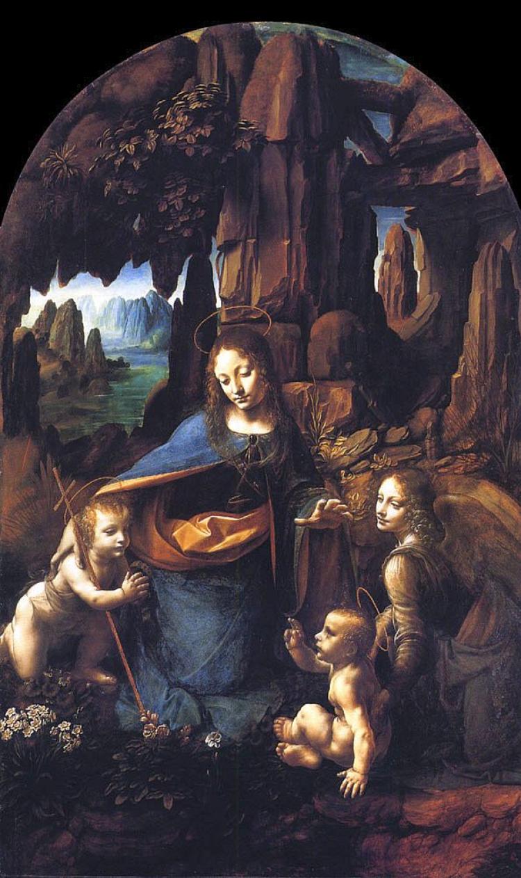 “Virgin of the Rocks,” Leonardo da Vinci, 1506, oil on wood, National Gallery, London, England. (artrenewal.org) “Virgin of the Rocks,” Leonardo da Vinci, 1506, oil on wood, National Gallery, London, England. (artrenewal.org)