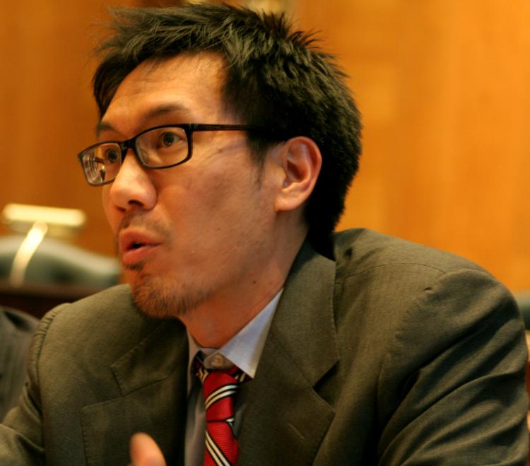 FREEDOM OF EXPRESSION: Lawrence Liu, senior counsel for the Congressional-Executive Commission on China, said that freedom of expression restrictions in China during the past 12 months are developing in new ways (Gary Feuerberg/ Epoch Times) FREEDOM OF EXPRESSION: Lawrence Liu, senior counsel for the Congressional-Executive Commission on China, said that freedom of expression restrictions in China during the past 12 months are developing in new ways (Gary Feuerberg/ Epoch Times)