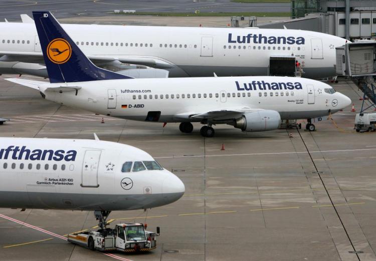 Lufthansa announced Wednesday that the airline will begin using some biofuel for commercial flights in spring 2011. (Patrik Stollarz/AFP/Getty Images) Lufthansa announced Wednesday that the airline will begin using some biofuel for commercial flights in spring 2011. (Patrik Stollarz/AFP/Getty Images)