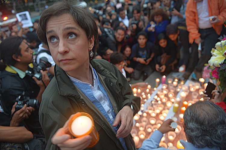 People mourn murdered Mexican journalists People mourn murdered Mexican journalists