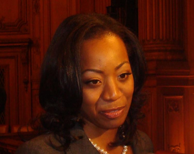 San Francisco Supervisor Malia Cohen sponsored a resolution on Feb. 1 which expressed the Boards opposition to the elimination of redevelopment agencies. (Abraham Thompson/The Epoch Times) San Francisco Supervisor Malia Cohen sponsored a resolution on Feb. 1 which expressed the Boards opposition to the elimination of redevelopment agencies. (Abraham Thompson/The Epoch Times)