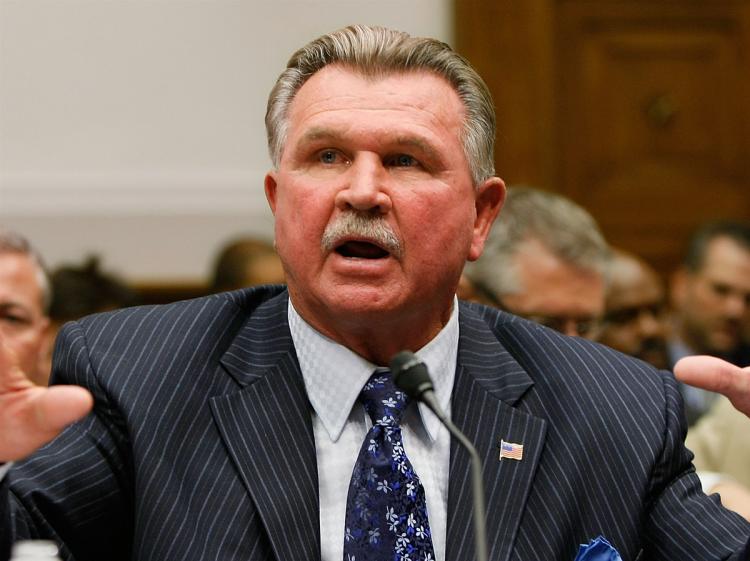 Hall of Famer Mike Ditka testifies June 26, 2007 in Washington, DC. (Win McNamee/Getty Images)