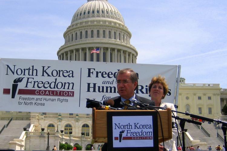 Congressman Ed Royce speaking at the North Korea Freedom Week Capitol Rally Apr. 28. Congressman Ed Royce speaking at the North Korea Freedom Week Capitol Rally Apr. 28.