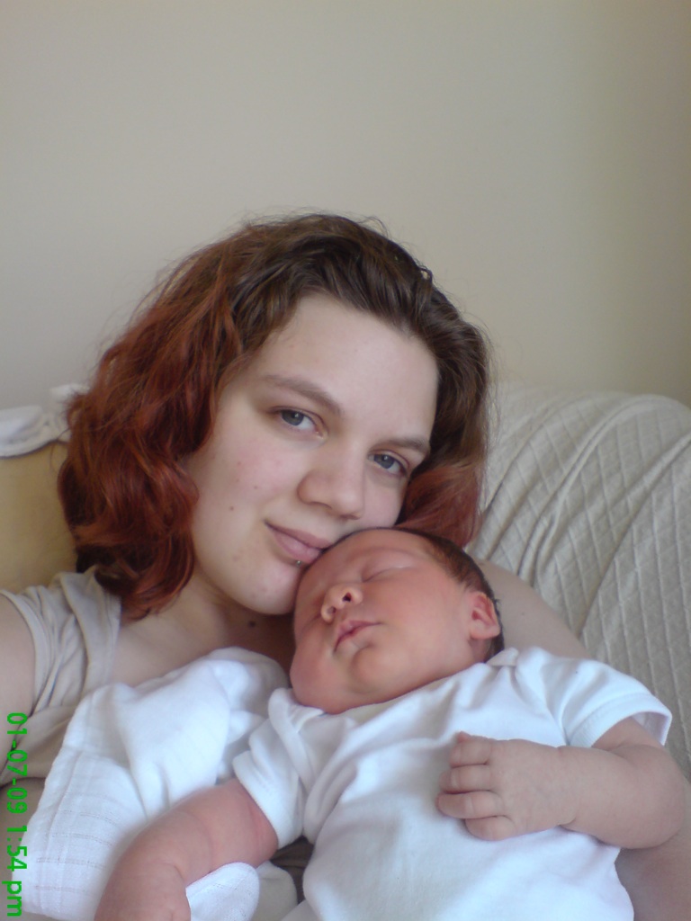 NSPCC_sophie Sophie Prosser and her baby daughter Florence.