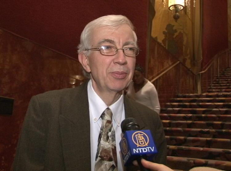 'I feel very impressed. I feel joy. I've never seen such talented people perform,' said Bill Armbruster after watching Shen Yun. (NTDTV) 'I feel very impressed. I feel joy. I've never seen such talented people perform,' said Bill Armbruster after watching Shen Yun. (NTDTV)