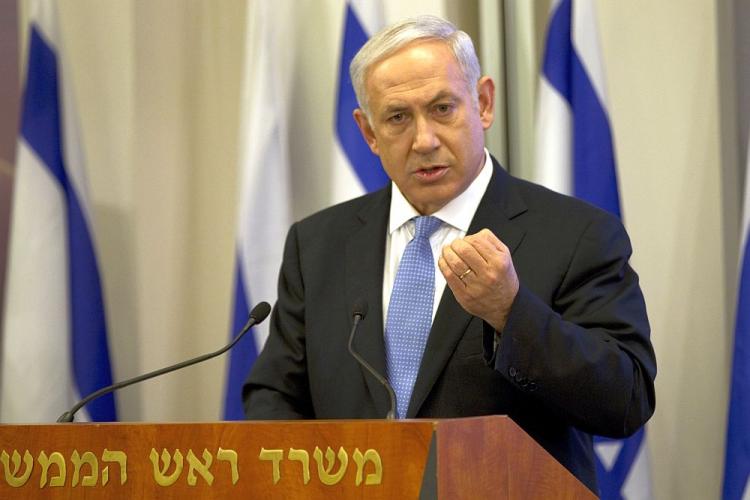 Israeli Prime Minister Benjamin Netanyahu welcomed the Egyptian army's Friday statement that it will continue to honor peace agreement between Israel and Egypt. (Jack Guez/AFP/Getty Images)