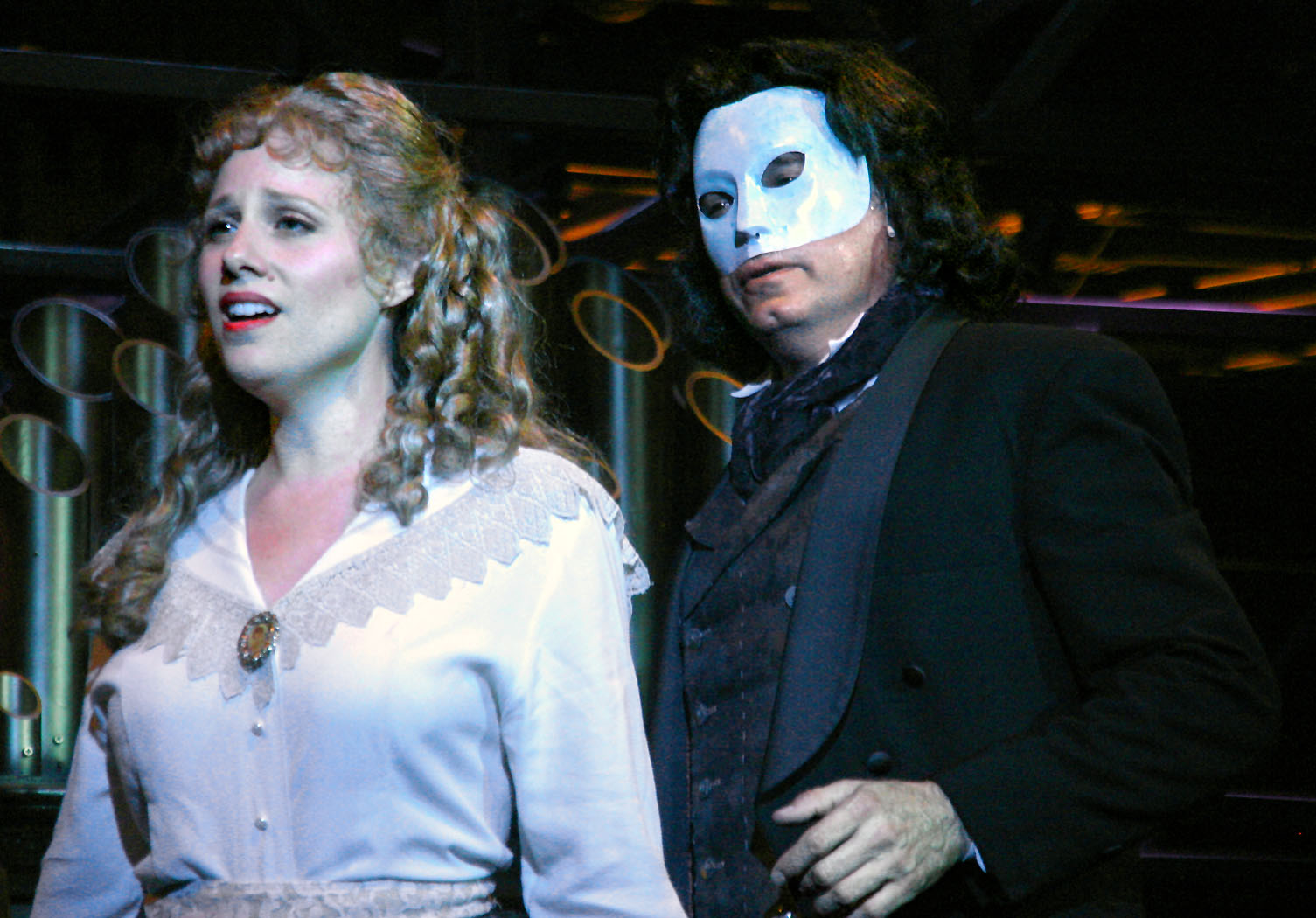 Johanna McKenzie Miller and Larry Adams in what fans call the smarter Phantom (Greg Kolack) Johanna McKenzie Miller and Larry Adams in what fans call the smarter Phantom (Greg Kolack)