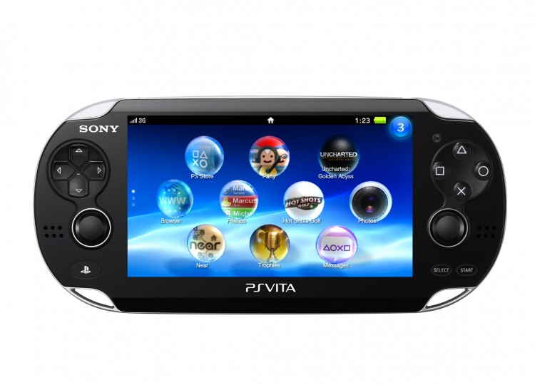 NEXT GENERATION: The Sony PlayStation Vita to be released in the West in early 2012 is based on high-end tablet technology and has more total system memory than the PlayStation 3. (Sony Computer Entertainment Inc.) NEXT GENERATION: The Sony PlayStation Vita to be released in the West in early 2012 is based on high-end tablet technology and has more total system memory than the PlayStation 3. (Sony Computer Entertainment Inc.)