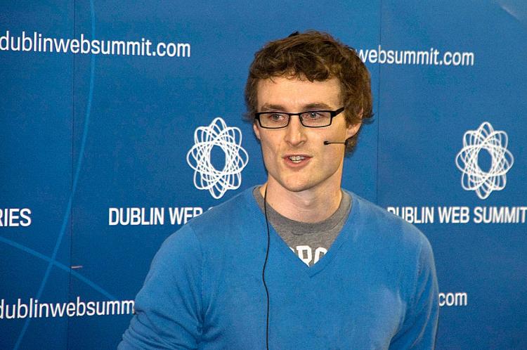 Paddy Cosgrave, organiser of the Dublin Web Summit.  (Gerald O'Connor/The Epoch Times)