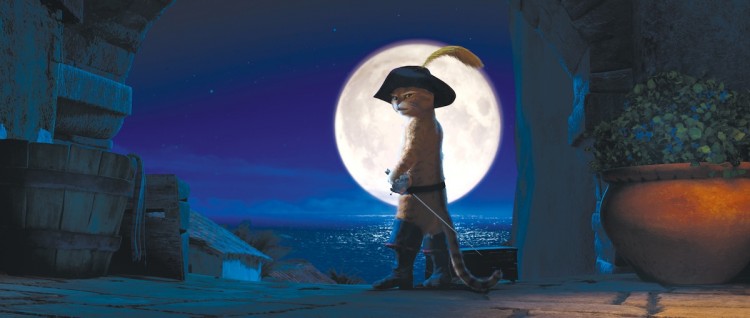 Antonio Banderas, as the character voice of, 'Puss In Boots,' a notorious fighter and outlaw who begins an adventure to save his town, in the comedy-animation, 'Puss In Boots.' (Courtesy DreamWorks Animation LLC) Antonio Banderas, as the character voice of, 'Puss In Boots,' a notorious fighter and outlaw who begins an adventure to save his town, in the comedy-animation, 'Puss In Boots.' (Courtesy DreamWorks Animation LLC)