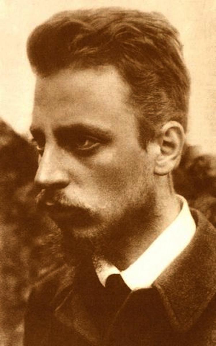 Rainer Maria Rilke in September 1900 (Courtesy of zeno.org) Rainer Maria Rilke in September 1900 (Courtesy of zeno.org)