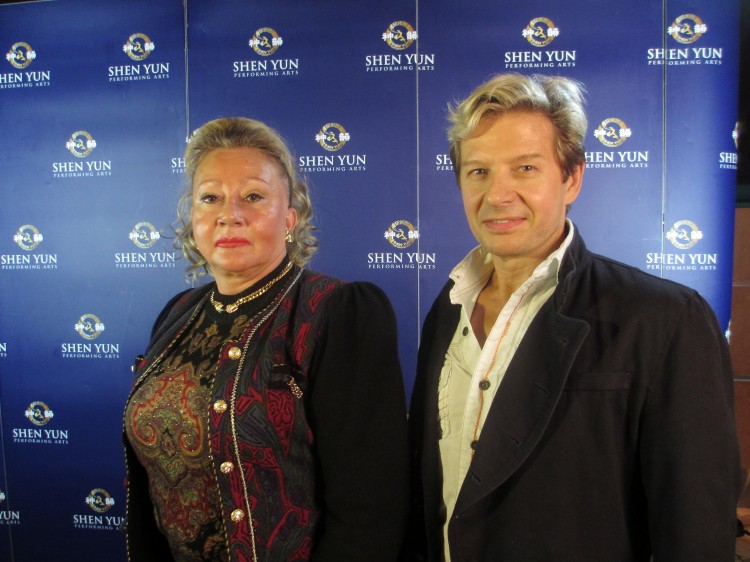 Russian+couple+IMG_0405 Ms. Veronica Sovolena and Mr. Slav Baboshyam attended Shen Yun