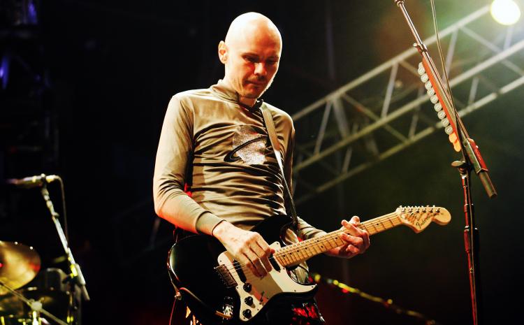 Billy Corgan of the Smashing Pumpkins performs on stage during the V Festival at Avica Resort on March 30, 2008 on the Gold Coast, Australia. (Jonathan Wood/Getty Images) Billy Corgan of the Smashing Pumpkins performs on stage during the V Festival at Avica Resort on March 30, 2008 on the Gold Coast, Australia. (Jonathan Wood/Getty Images)