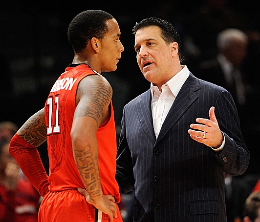 St. John's v Texas A&M St. John's head coach Steve Lavin instructs highly-rated freshman guard D'Angelo Harrison. Patrick McDermott/Getty Images