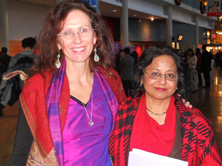 SabineEllen_NajmaKausar Artist Sabine Ellen and artist Najma Kausar