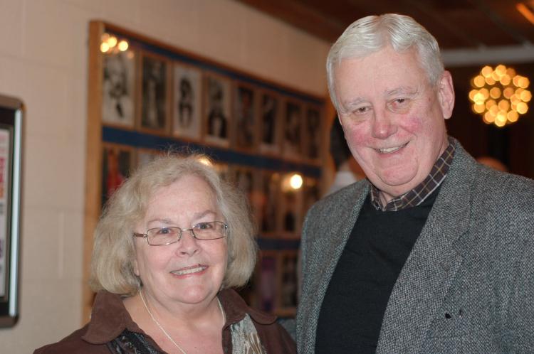 Mr. Paupst and Mrs. Paupst, who also greatly enjoyed the show. (Matthew Little/The Epoch Times)