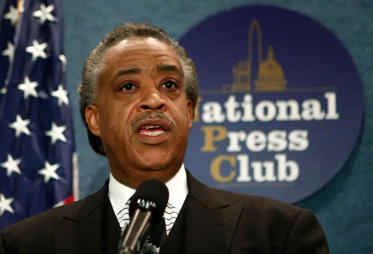 File photo of Al Sharpton at the National Press Club. (Mark Wilson/Getty Images)