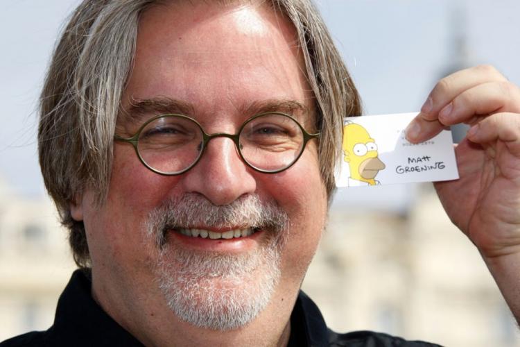 Matt Groening, creator of 'The Simpsons.' The show will be honored by the Paley Center for Media on Dec. 8. (Valery Hache/AFP/Getty Images )