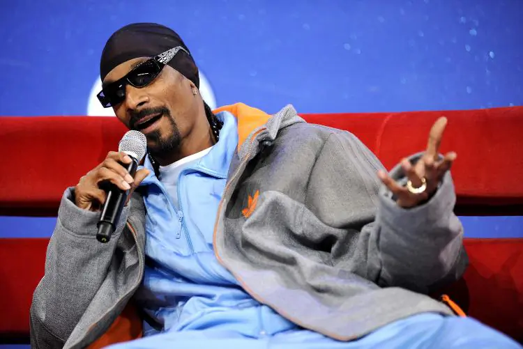 File photo showing rapper Snoop Dogg visiting BET Studios in New York City. (Rob Loud/Getty Images)