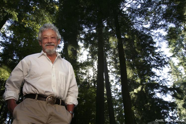 David Suzuki is no ordinary greenie, but aspires to the same sustainable values. (Kent Kallberg)