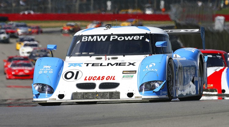 Scott Pruett and Memo Rojas drove their #01 Riley BMW to second overall in the Grand Am Rolex EMCO Gears Classic. (Brian Cleary/Getty Images) Scott Pruett and Memo Rojas drove their #01 Riley BMW to second overall in the Grand Am Rolex EMCO Gears Classic. (Brian Cleary/Getty Images)