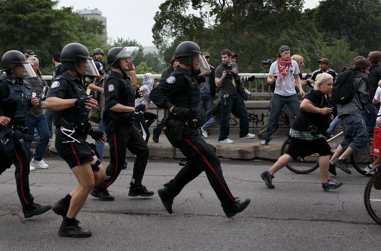 Demonstrators Protest The G20 Summit Epoch Times Photo