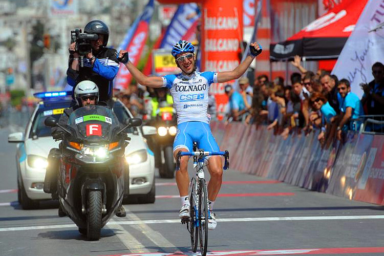 TurkeyFive Andrea Di Corrado of Colnago attacked the breakaway and rode home alone to his first professional win in Stage Five of the Tour of Turkey. (TourofTurkey.org)