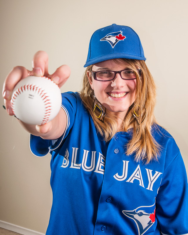 TwitterBaseballPic April Whitzman is one of the final 52 candidates to be eligible for a spot in the MLB Fan Cave. Out of thousands of applicants from across North America, April was one of two Toronto Blue Jays fans selected. No Canadian has ever made the final cut. (April Whitzman)