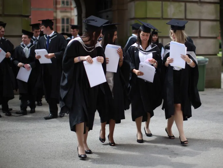 Students at the University of Birmingham graduate on July 14, 2011. (Christopher Furlong/Getty Images)