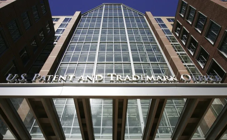 The U.S. Patent and Trademark Office is seen in Alexandria, Va., on March 14, 2006. (Paul J. Richards/AFP/Getty Images)