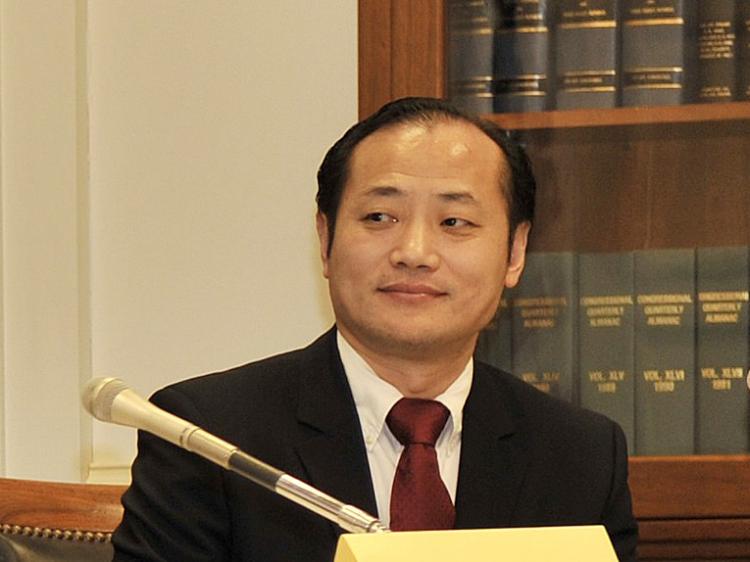 Wang Jun, Chairman of China Democracy Party World Union (Dai Bing/Epoch Times) Wang Jun, Chairman of China Democracy Party World Union (Dai Bing/Epoch Times)