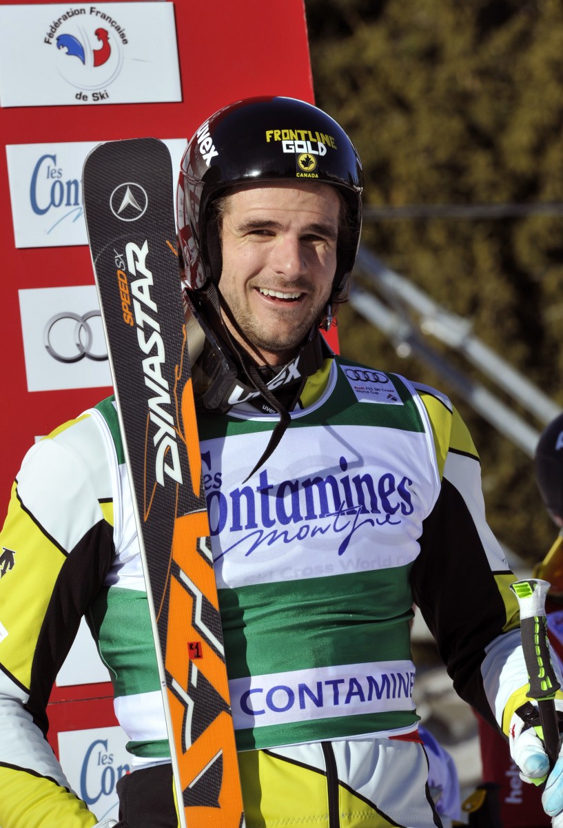 It was confirmed that Canadian skier Nik Zoricic died last Saturday after suffering severe head injuries after a fall in Grindelwald, Switzerland. (Francis Bompard/Agence Zoom/Getty Images)