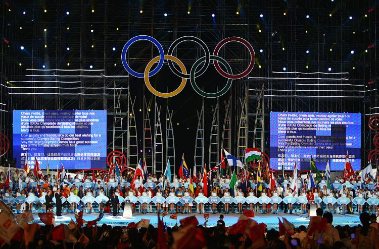 Dancers perform during the opening ceremony of the Beijing 2008 Olympic Games. (Clive Mason/Getty Images) Dancers perform during the opening ceremony of the Beijing 2008 Olympic Games. (Clive Mason/Getty Images)