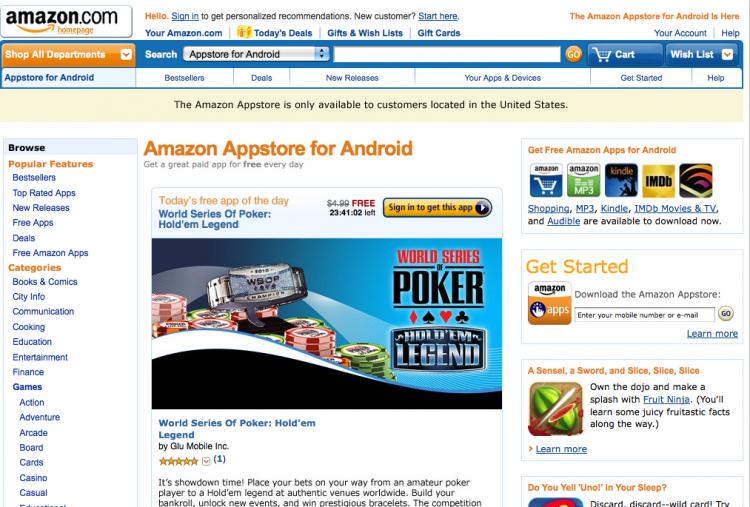 Amazon Appstore For Android Is Released