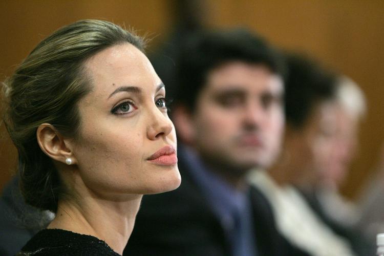 Angelina Jolie recently called for practical support for displaced Bosnians. (Win McNamee/Getty Images)