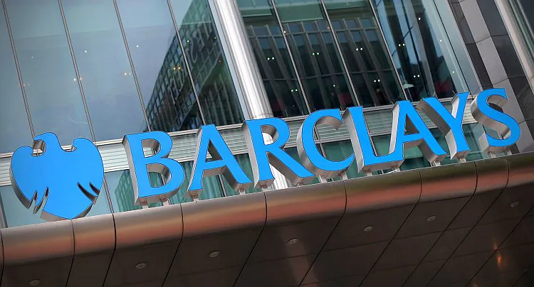The Barclays bank headquarters is pictured in Canary Wharf in east London, on July 3. (Carl Court/AFP/GettyImages)