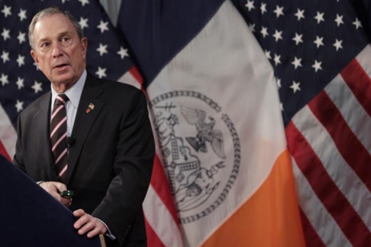 Mayor Michael Bloomberg speaking to the executive committee of the Independence Party of New York on Sunday. The IPNYC has given the mayor their endorsement, making the Independence Party the first political party to give him a line on the ballot. (Tim McDevitt/The Epoch Times) Mayor Michael Bloomberg speaking to the executive committee of the Independence Party of New York on Sunday. The IPNYC has given the mayor their endorsement, making the Independence Party the first political party to give him a line on the ballot. (Tim McDevitt/The Epoch Times)