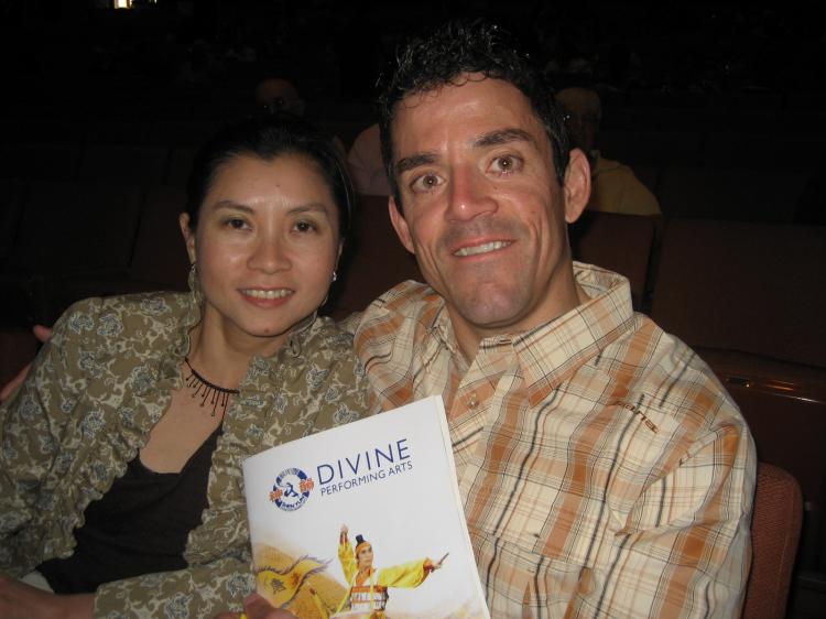 Mr. Booska, a financial analyst of a large national corporation, and his wife (Bin Li/The Epoch Times) Mr. Booska, a financial analyst of a large national corporation, and his wife (Bin Li/The Epoch Times)
