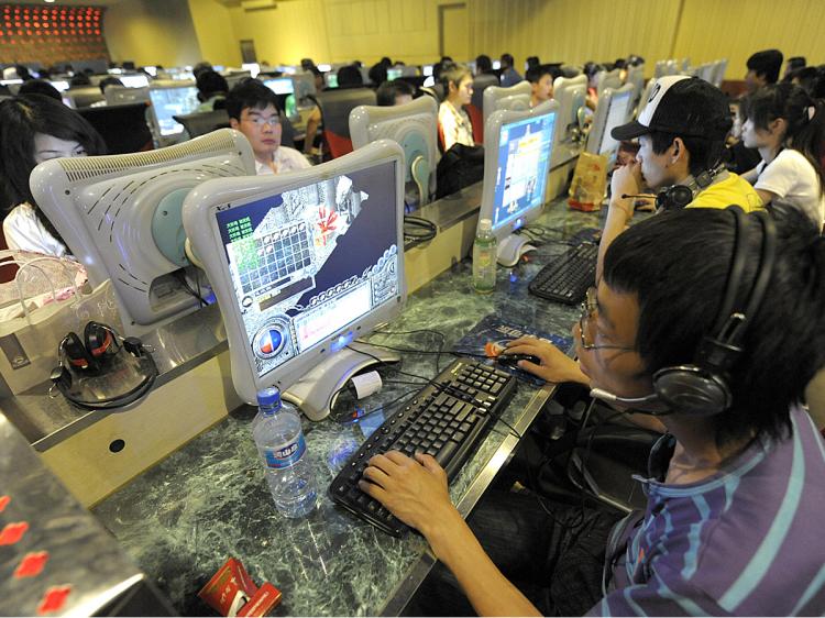 Internet bar in Beijing