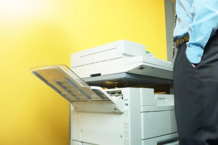 A stock photo of a printer (photos.com)