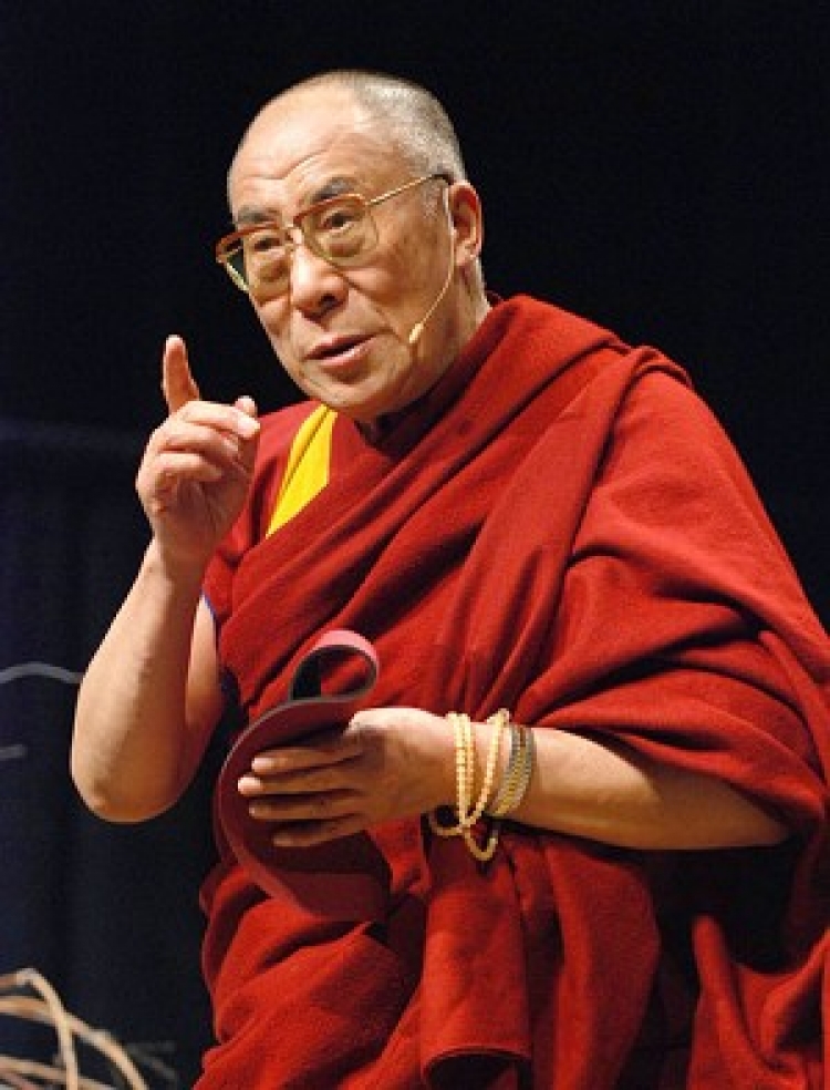 The Dalai Lama speaking in Ottawa in October. Former Team Canada member David Kay, who is cycling across Canada to raise awareness of China's human rights abuses before the Beijing Olympics, says he was inspired by the Dalai Lama's message of compassion a (Samira Bouau/The Epoch Times) The Dalai Lama speaking in Ottawa in October. Former Team Canada member David Kay, who is cycling across Canada to raise awareness of China's human rights abuses before the Beijing Olympics, says he was inspired by the Dalai Lama's message of compassion a (Samira Bouau/The Epoch Times)